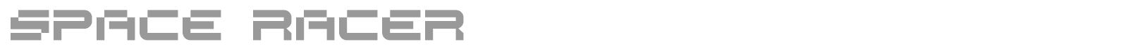 Space Racer font preview
